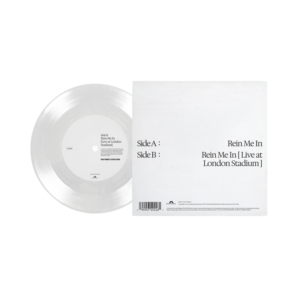 Rein Me In (North Shields Reissue) Clear 7"